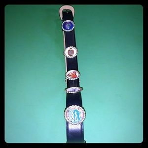 WOMEN'S LEATHER BOTTLE CAP "FLORIDA GATOR'S" BELT